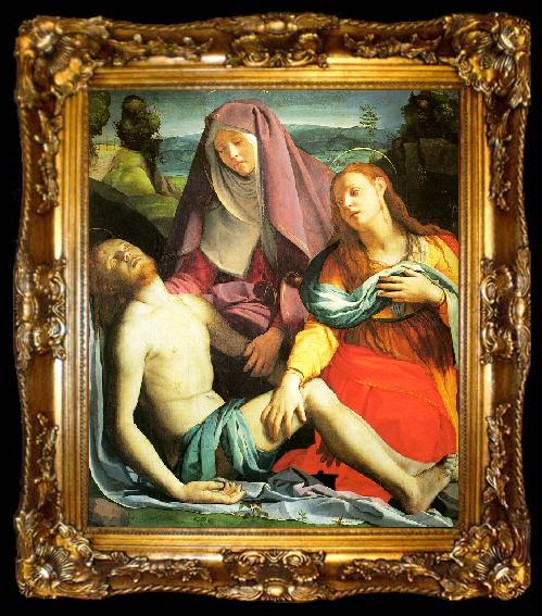 framed  Agnolo Bronzino Pieta3, ta009-2
